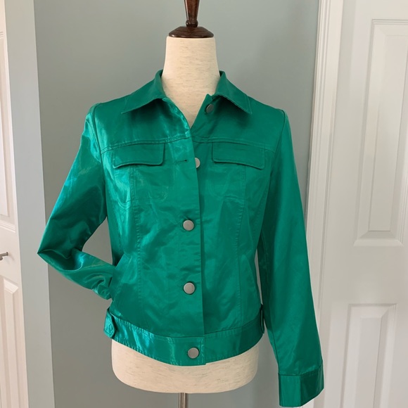 Satin jean jacket from Chico’s - Picture 1 of 5